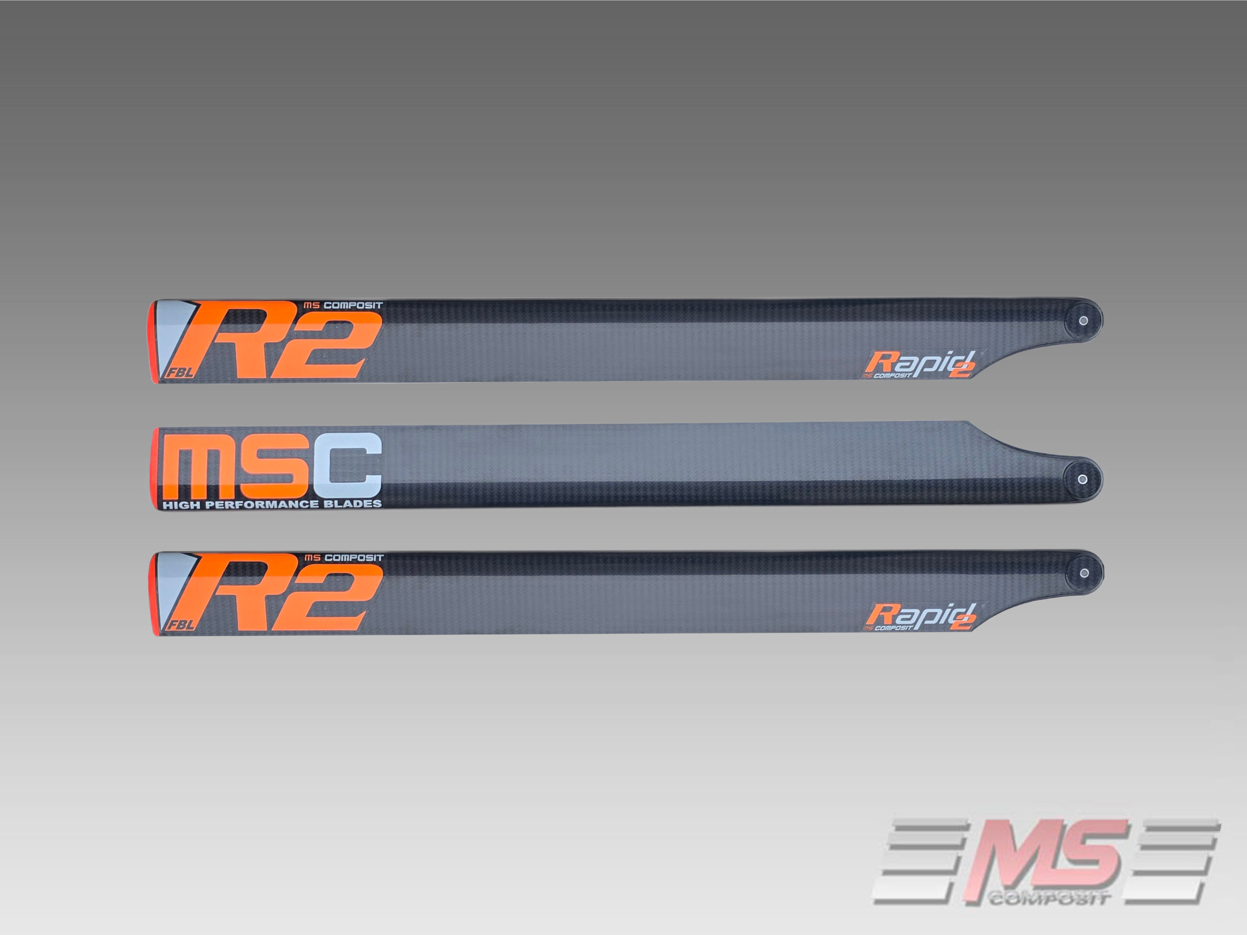 CFC main blades 69,5 cm/12/5 - RAPID2 FBL - 3blade
